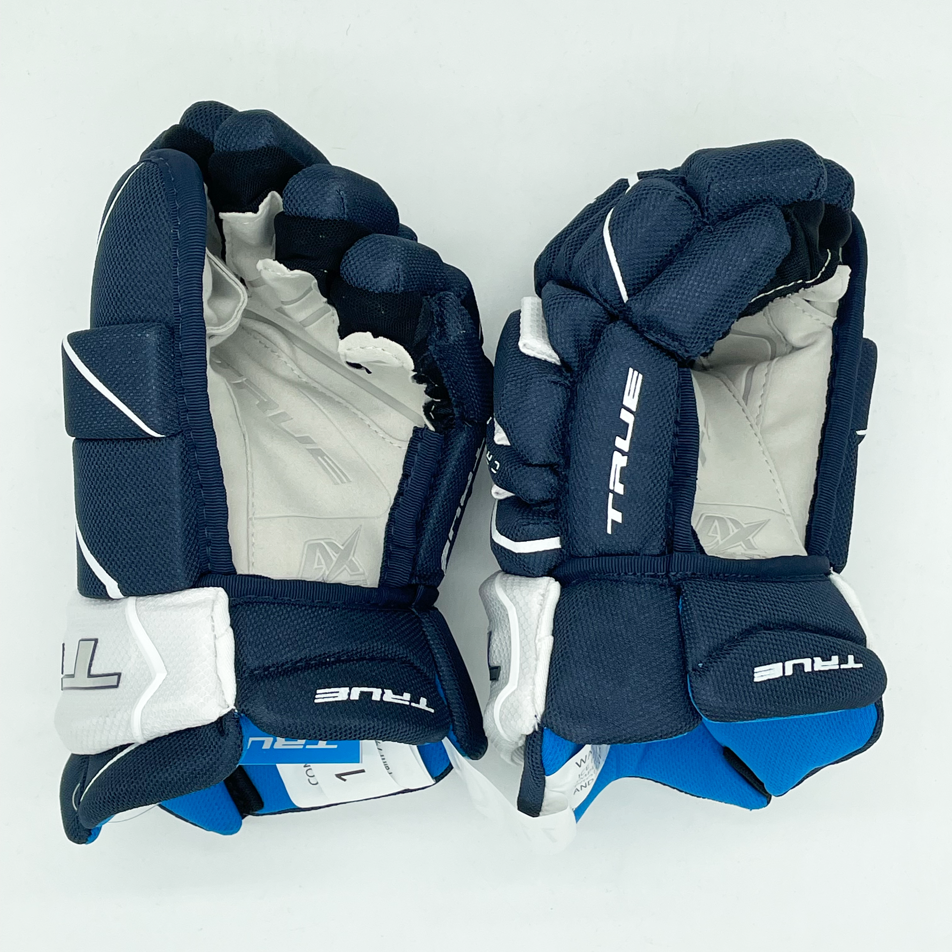 Gants True Catalyst Pro – Intermédiaire (bleu marine/blanc)